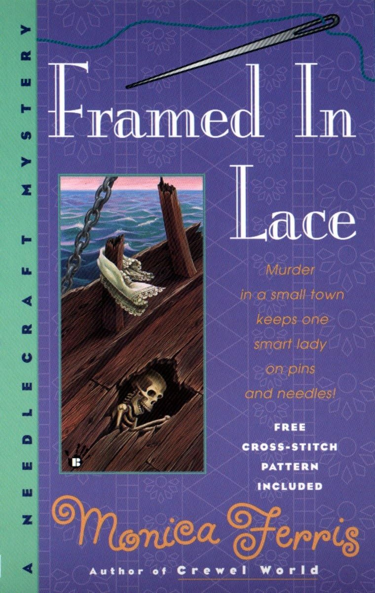 Framed In Lace (A Needlecraft Mystery)-used