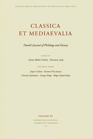 Classica Et Mediaevalia 2010: Danish Journal of Philology and History (Classica et Mediaevalia: Danish Journal of Philology & Hi,New