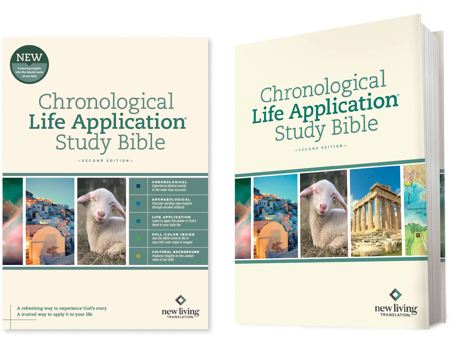 NLT Chronological Life Application Study Bible, Second Edition (Hardcover),New