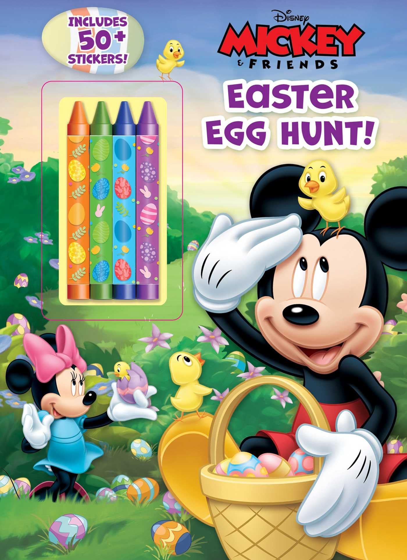 Disney Mickey Mouse: Easter Egg Hunt! (Coloring & Activity With Crayons),New