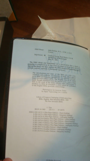 The New Jerusalem Bible,Used