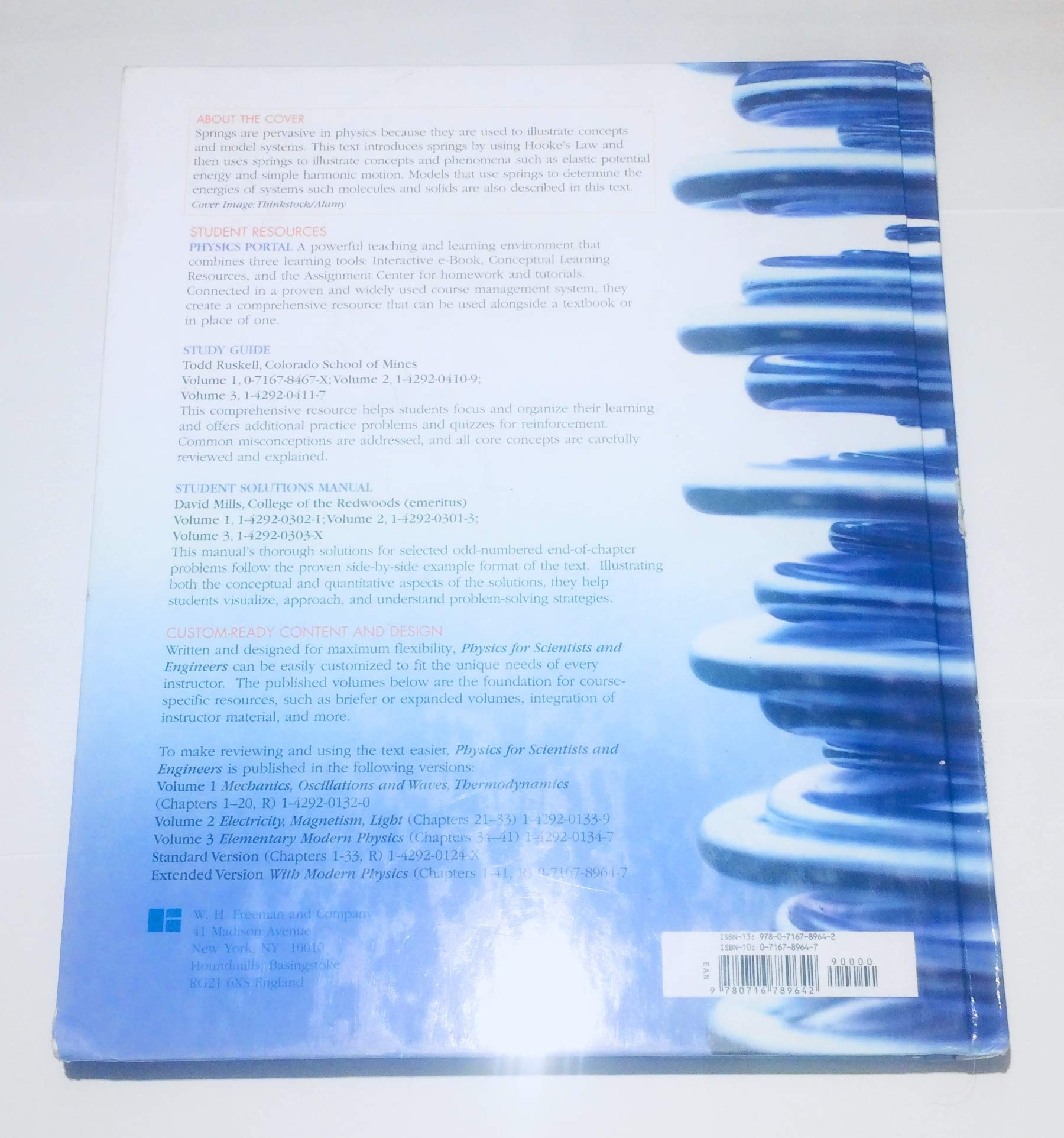 Physics for Scientists and Engineers, 6th Edition,Used