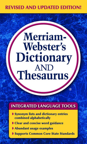 Merriamwebster'S Dictionary And Thesaurus