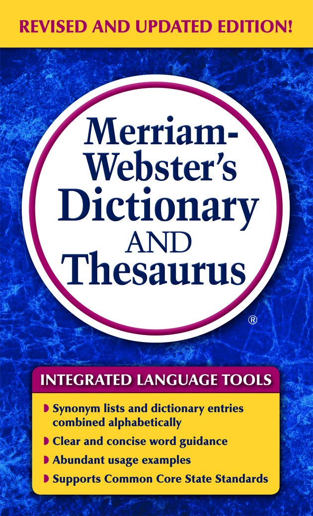 Merriamwebster'S Dictionary And Thesaurus