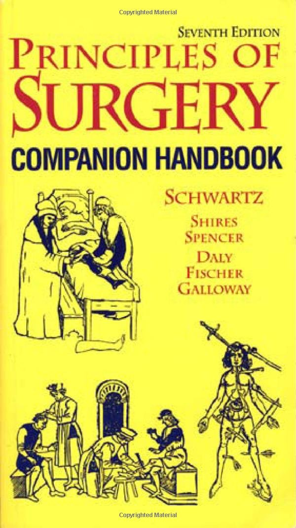Principles of Surgery, Companion Handbook,Used