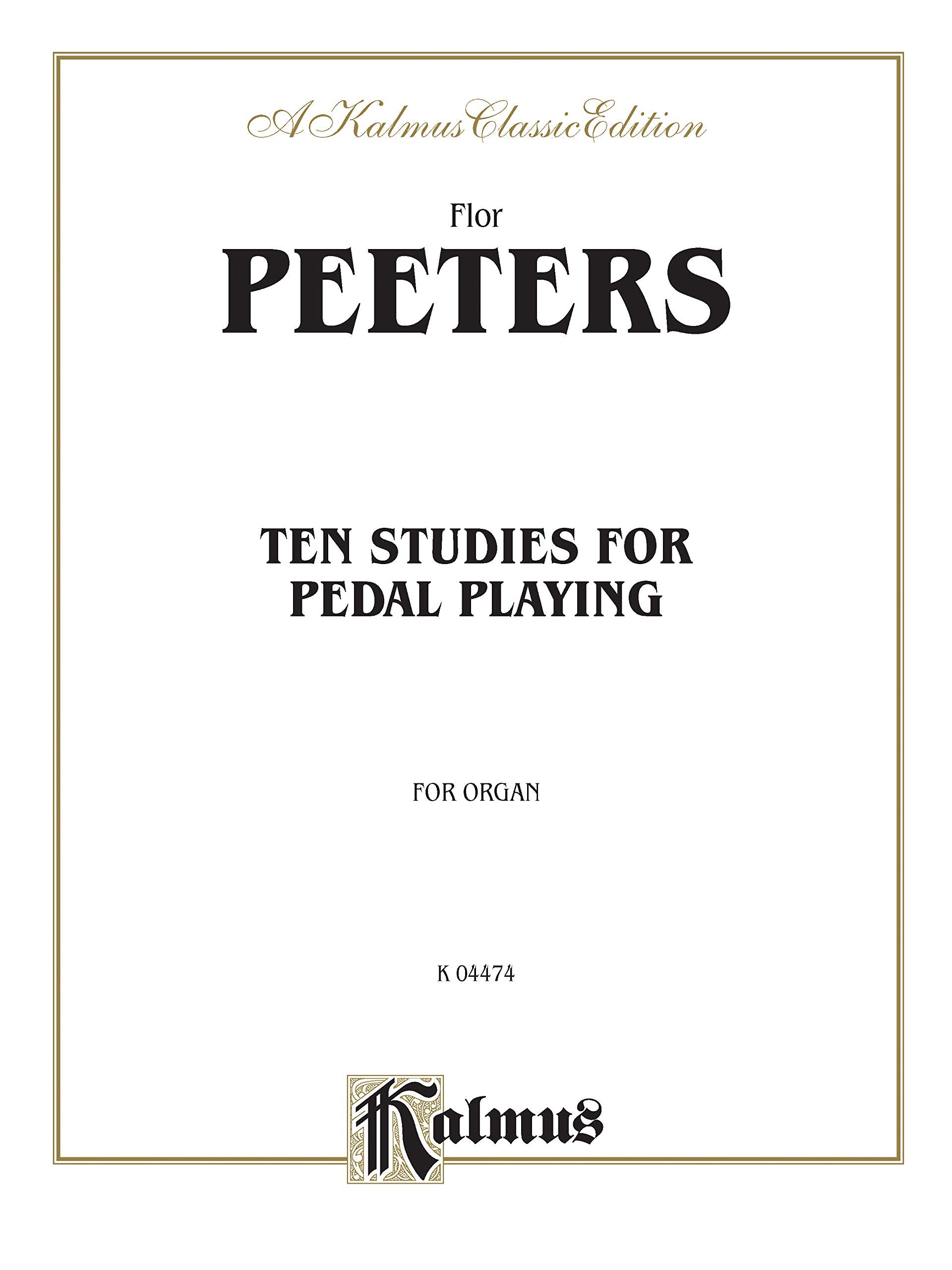 Ten Studies for Pedal Playing (Kalmus Edition),Used