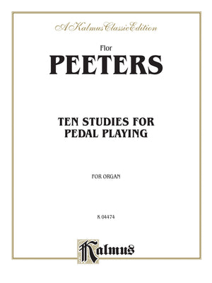 Ten Studies for Pedal Playing (Kalmus Edition),Used