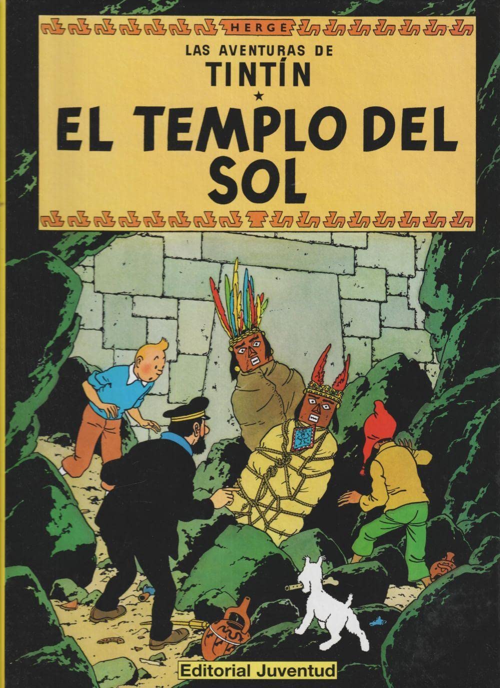 El templo del Sol (carton) (Las aventuras de Tintin) (Spanish Edition),Used