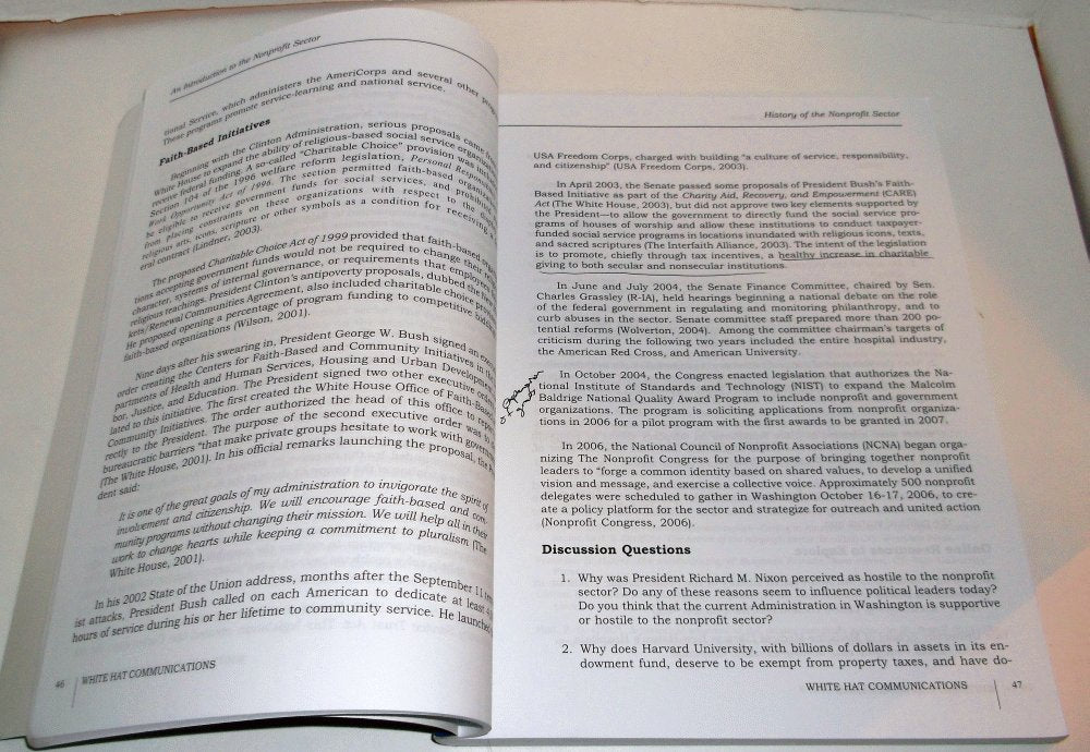 An Introduction to the Nonprofit Sector: A Practical Approach for the 21st Century,Used