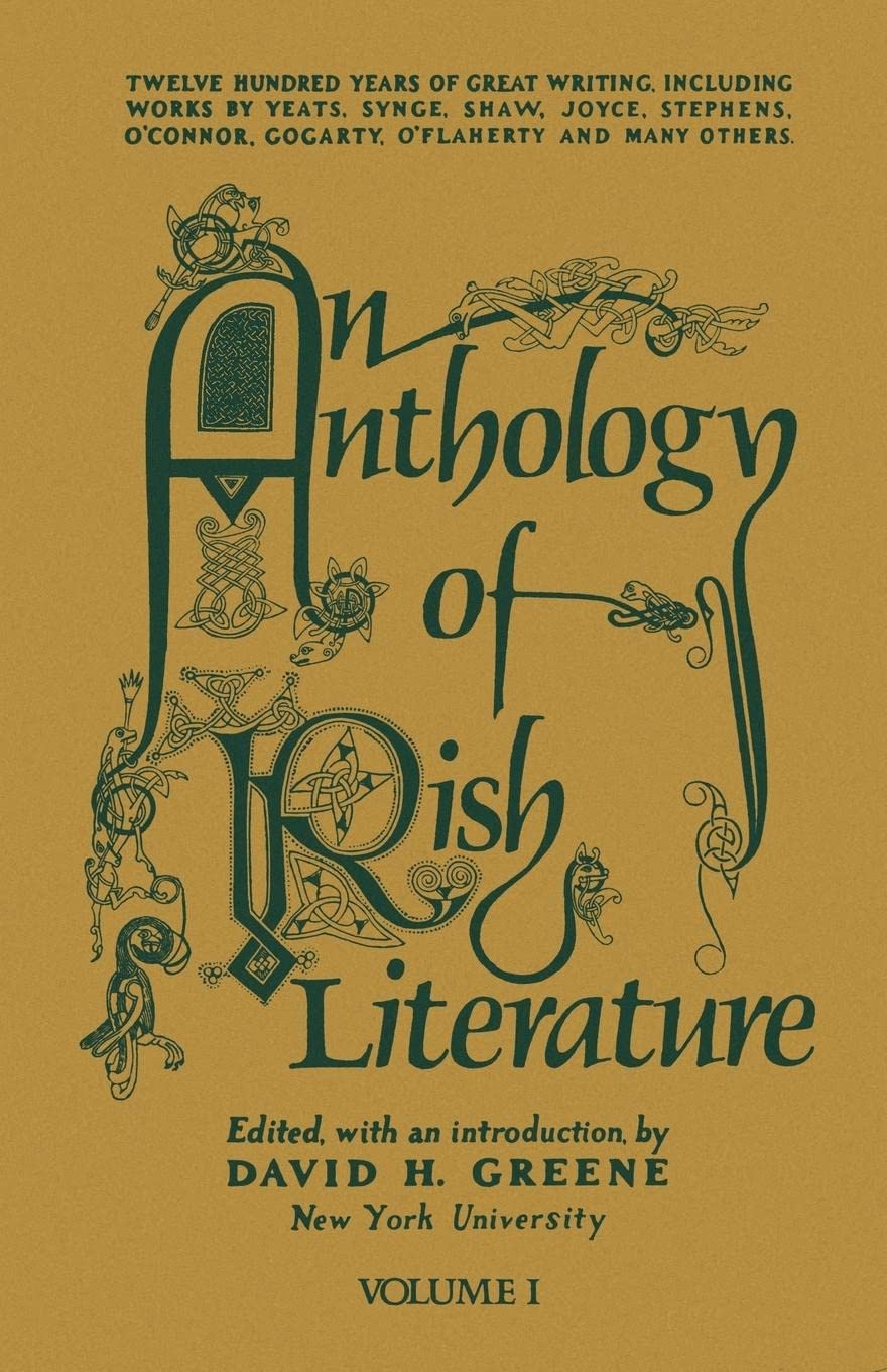 An Anthology Of Irish Literature, Vol. 1,Used