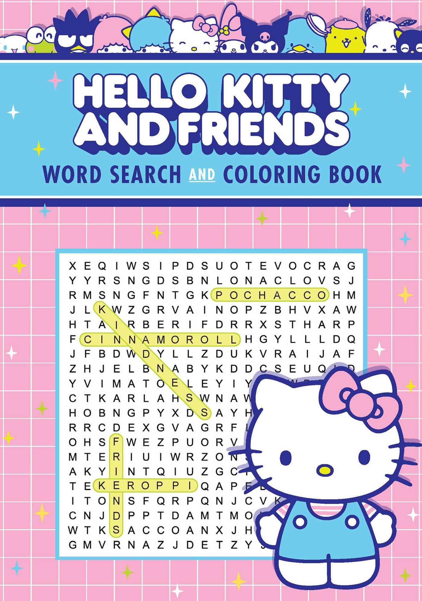 Hello Kitty And Friends Word Search And Coloring Book (Coloring Book & Word Search)