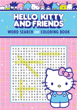 Hello Kitty And Friends Word Search And Coloring Book (Coloring Book & Word Search)