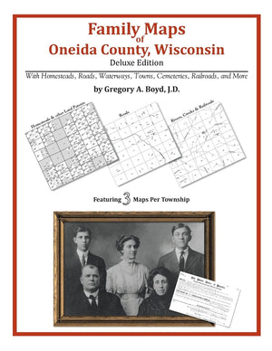Family Maps of Oneida County, Wisconsin,Used
