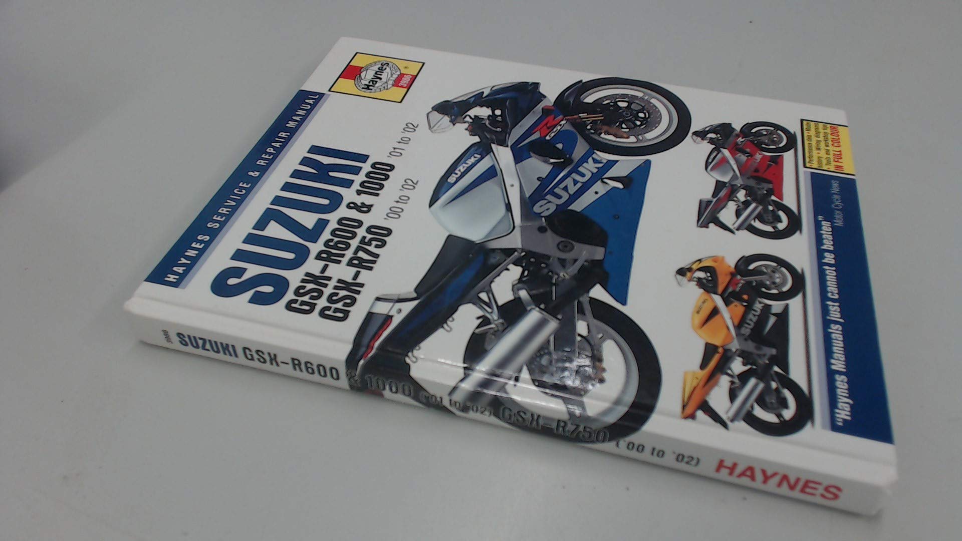 Suzuki Gsxr600 & 1000 '01 to '02 Gsxr750 '00 to '02 (Haynes Service And Repair Manual),Used