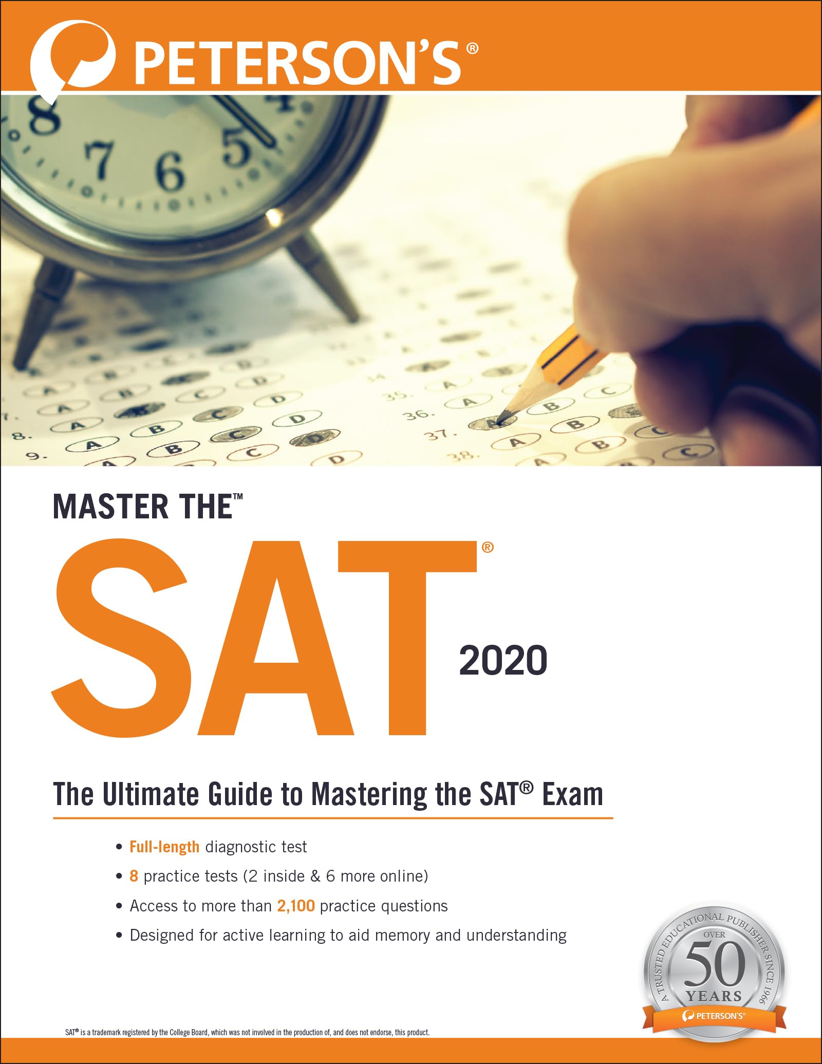 Master the SAT 2020 (Peterson's SAT Prep Guide),Used