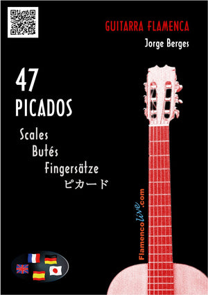 47 Scales For Flamenco Guitar (English, Spanish, Japanese And French Edition),Used