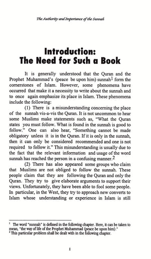The Authority and Importance of The Sunnah (English and Arabic Edition),New
