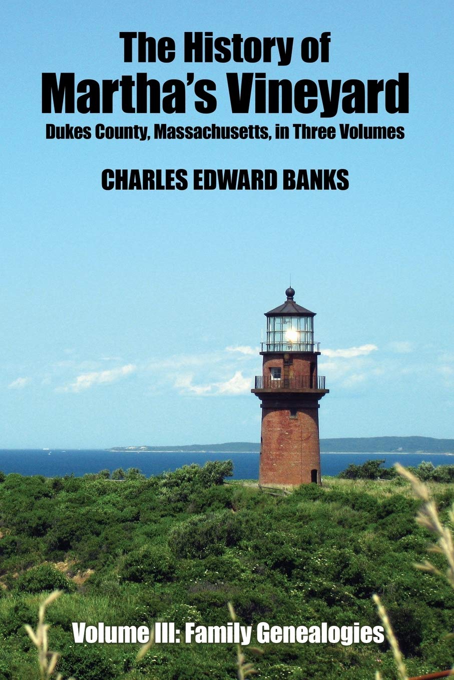 The History of Martha's Vineyard, Dukes County, Massachusetts in Three Volumes, Vol. 3: Family Genealogies,Used