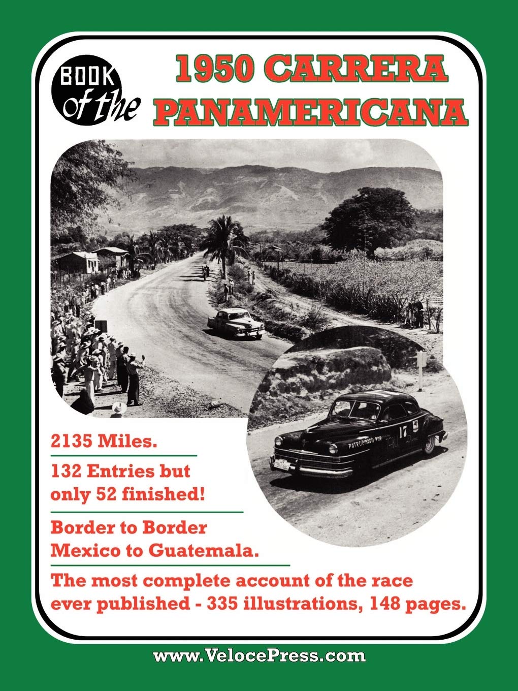 Book Of The 1950 Carrera Panamericana  Mexican Road Race,Used