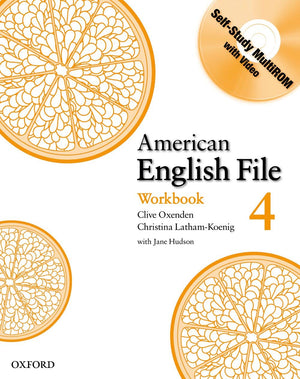 American English File 4 Workbook: With Multirom,Used