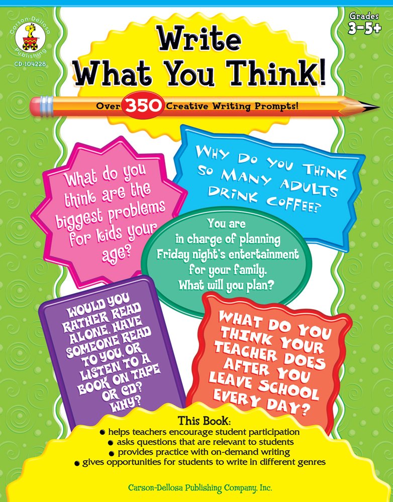 Write What You Think!, Grades 3  8,Used