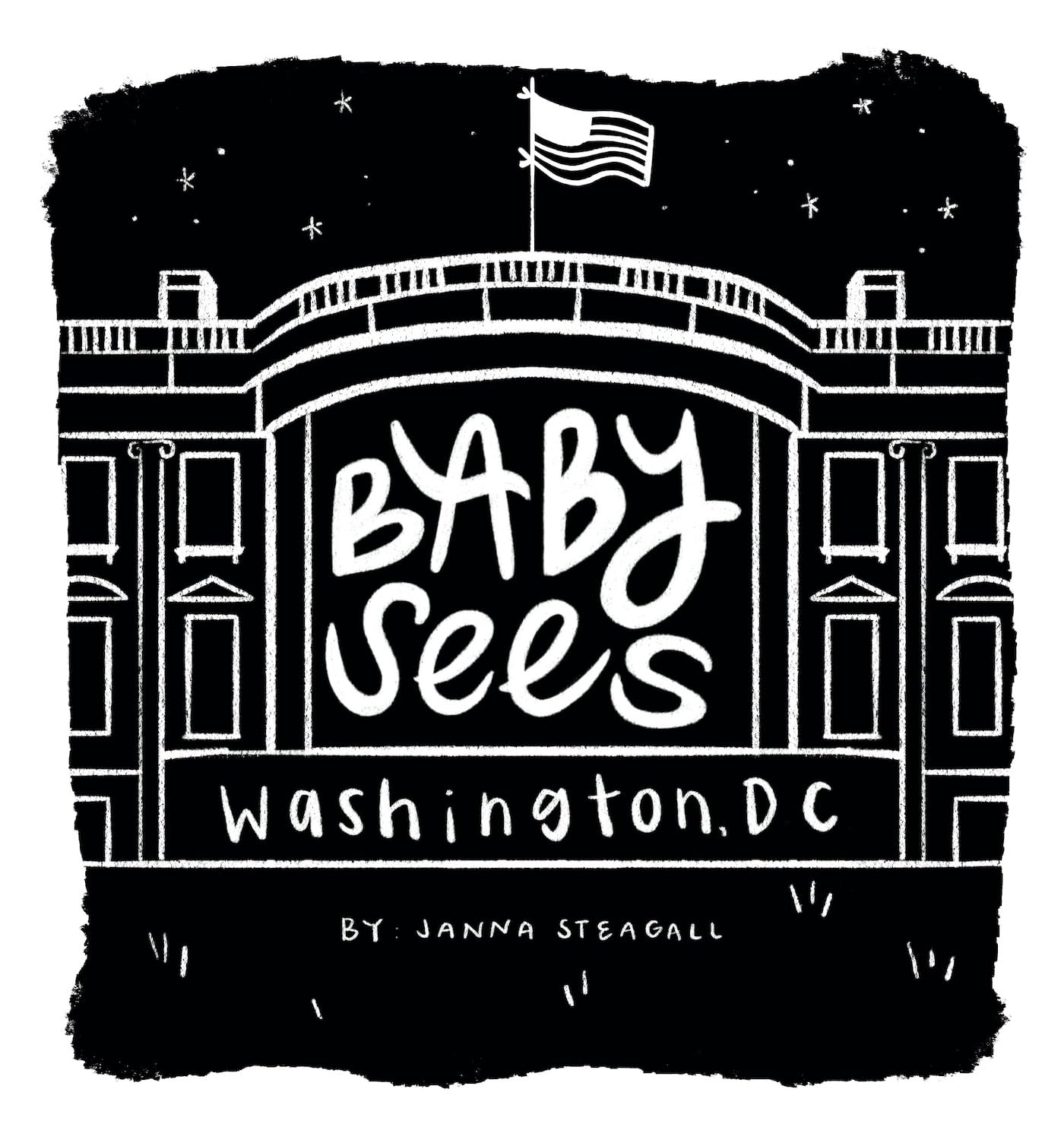 Baby Sees Washington, Dc: A HighContrast Board Book For Babies
