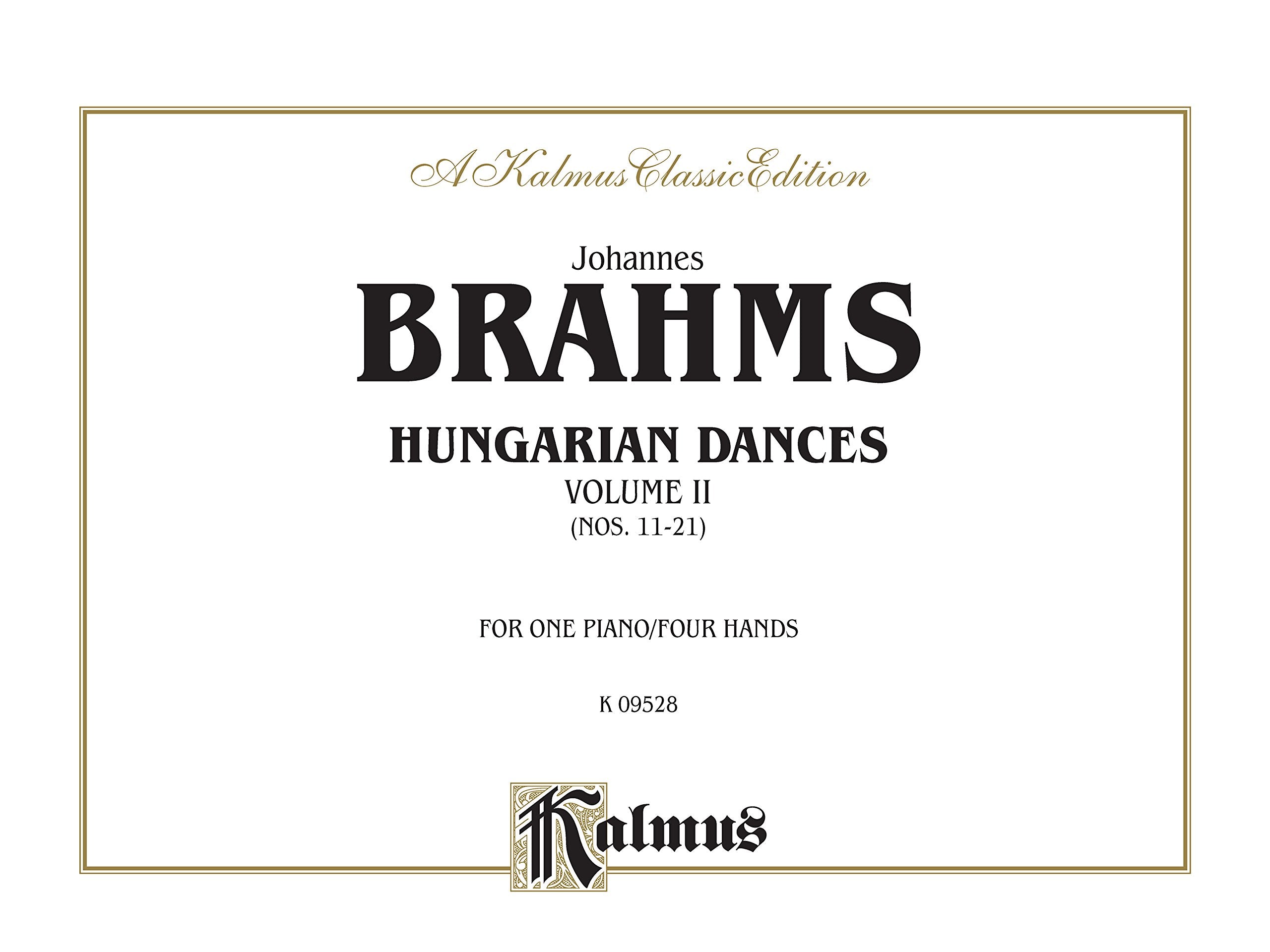 Hungarian Dances, Vol 2: Comb Bound Book (Kalmus Edition, Vol 2),Used