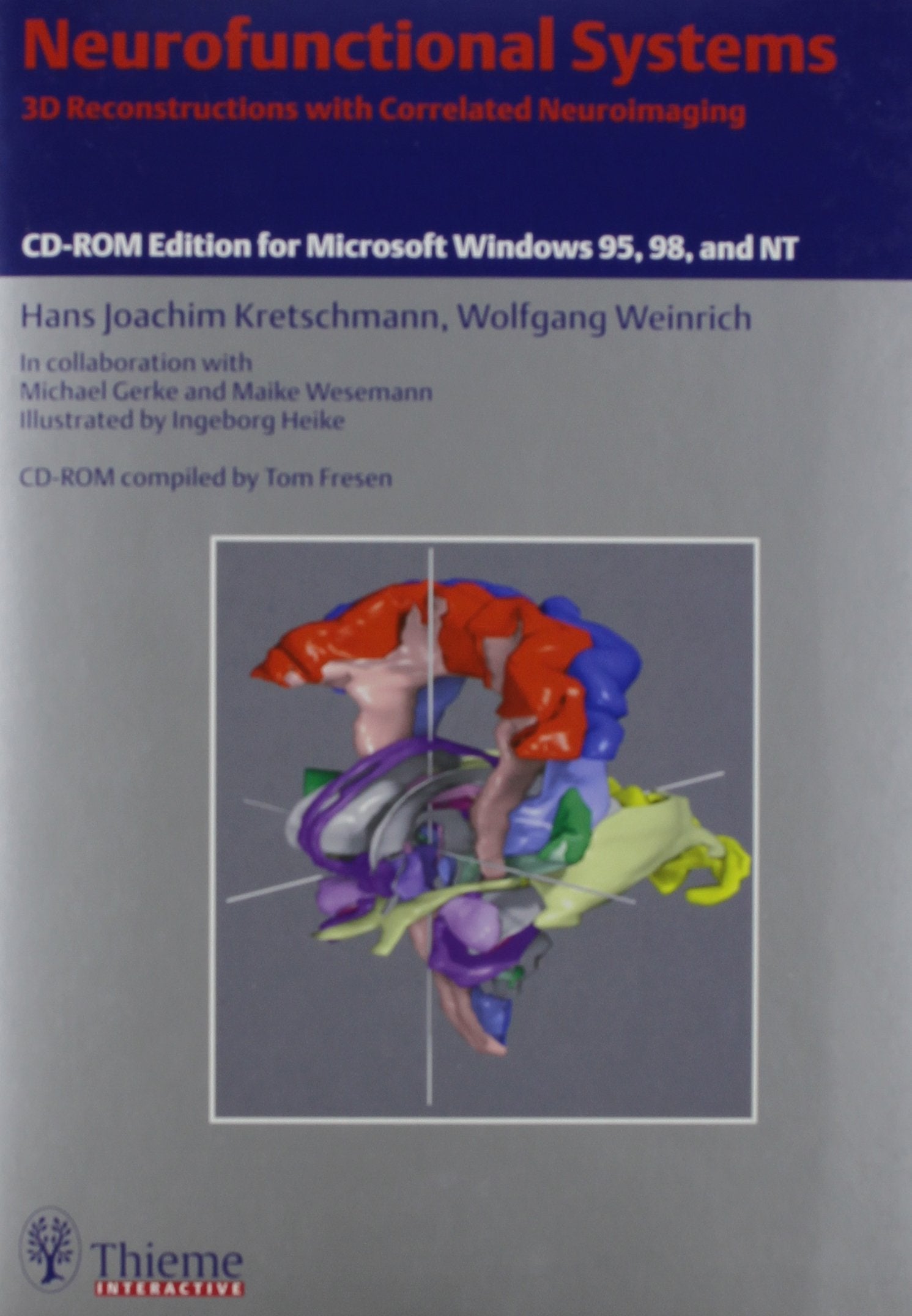 CDROM Atlas of Neurofunctional Systems,Used
