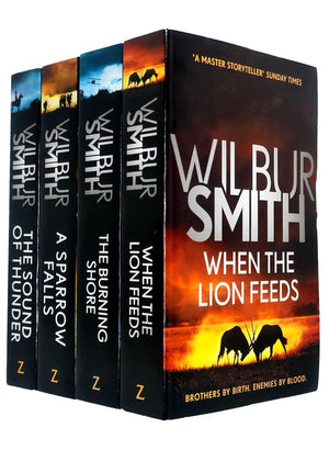 The Courtney Series, 4 Books Collection Set 1 To 4 (When The Lion Feeds, The Sound Of Thunder, A Sparrow Falls, The Burning Sho