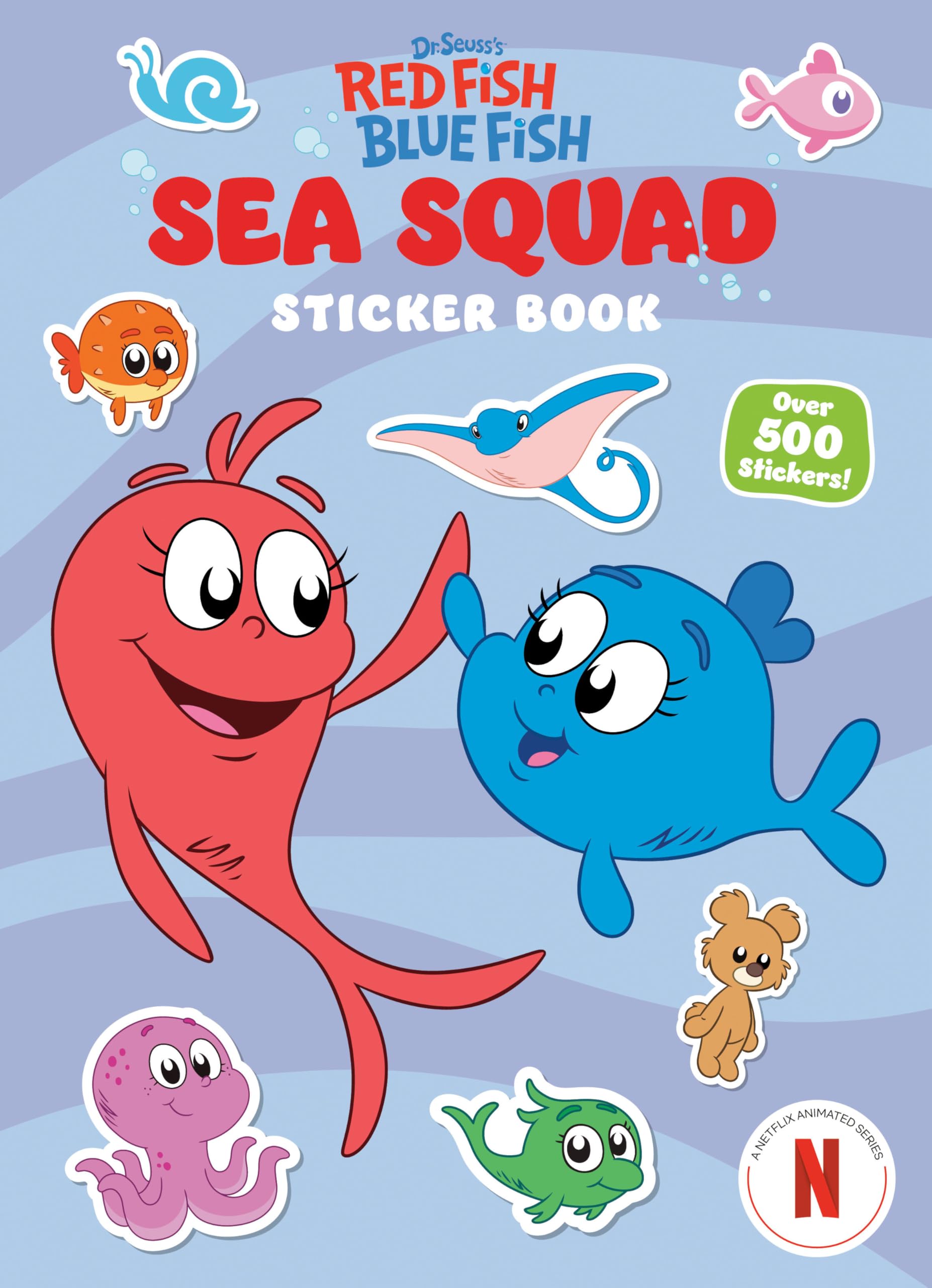 Sea Squad Sticker Book (Dr. SeussS Red Fish Blue Fish): A Sticker And Activity Book For Kids