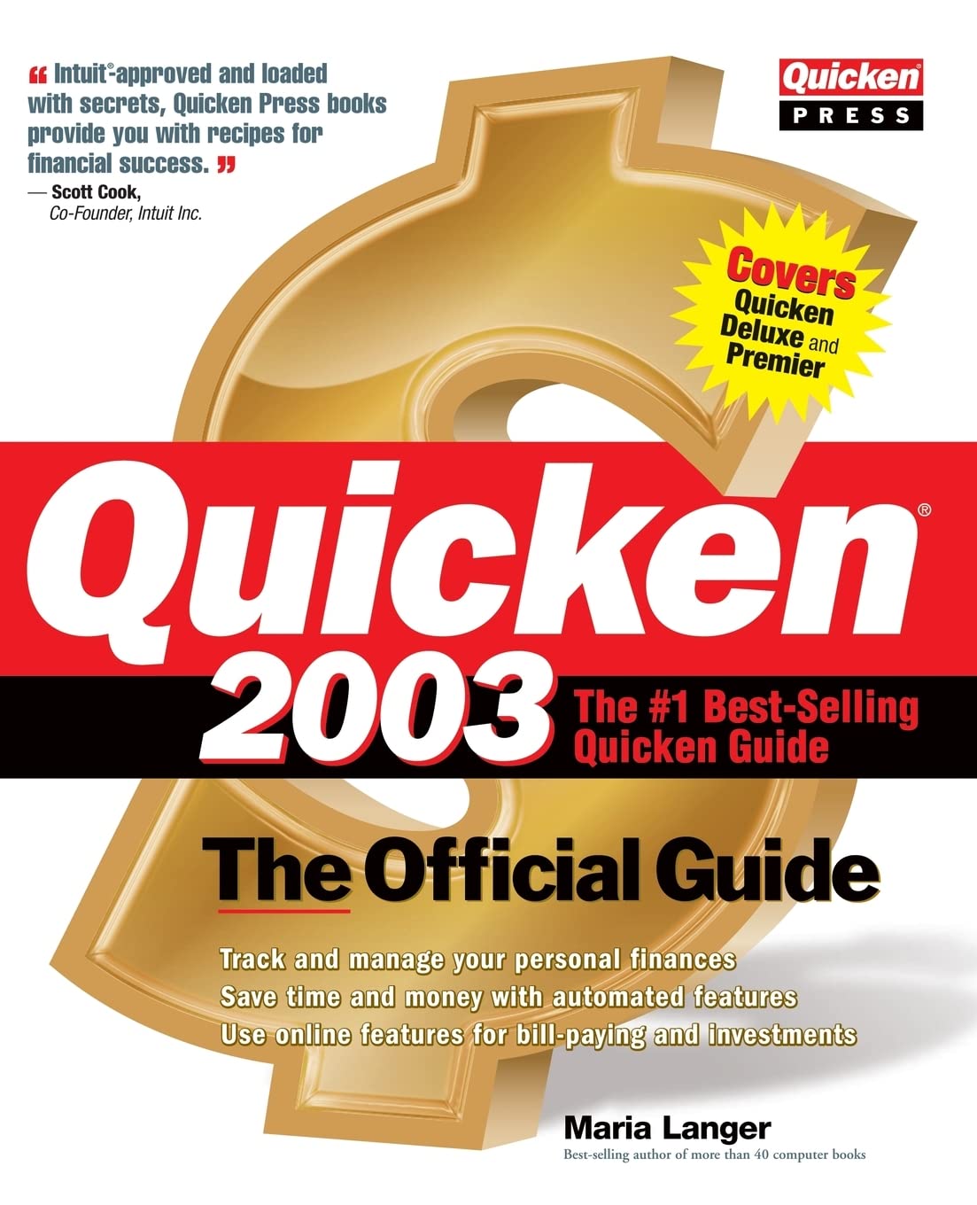 Quicken(R) 2003: The Official Guide,Used