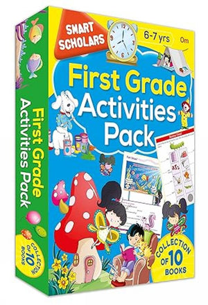 Activity Book : First Grade Activities Pack ( Collection Of 10 Books) (Smart Scholars)