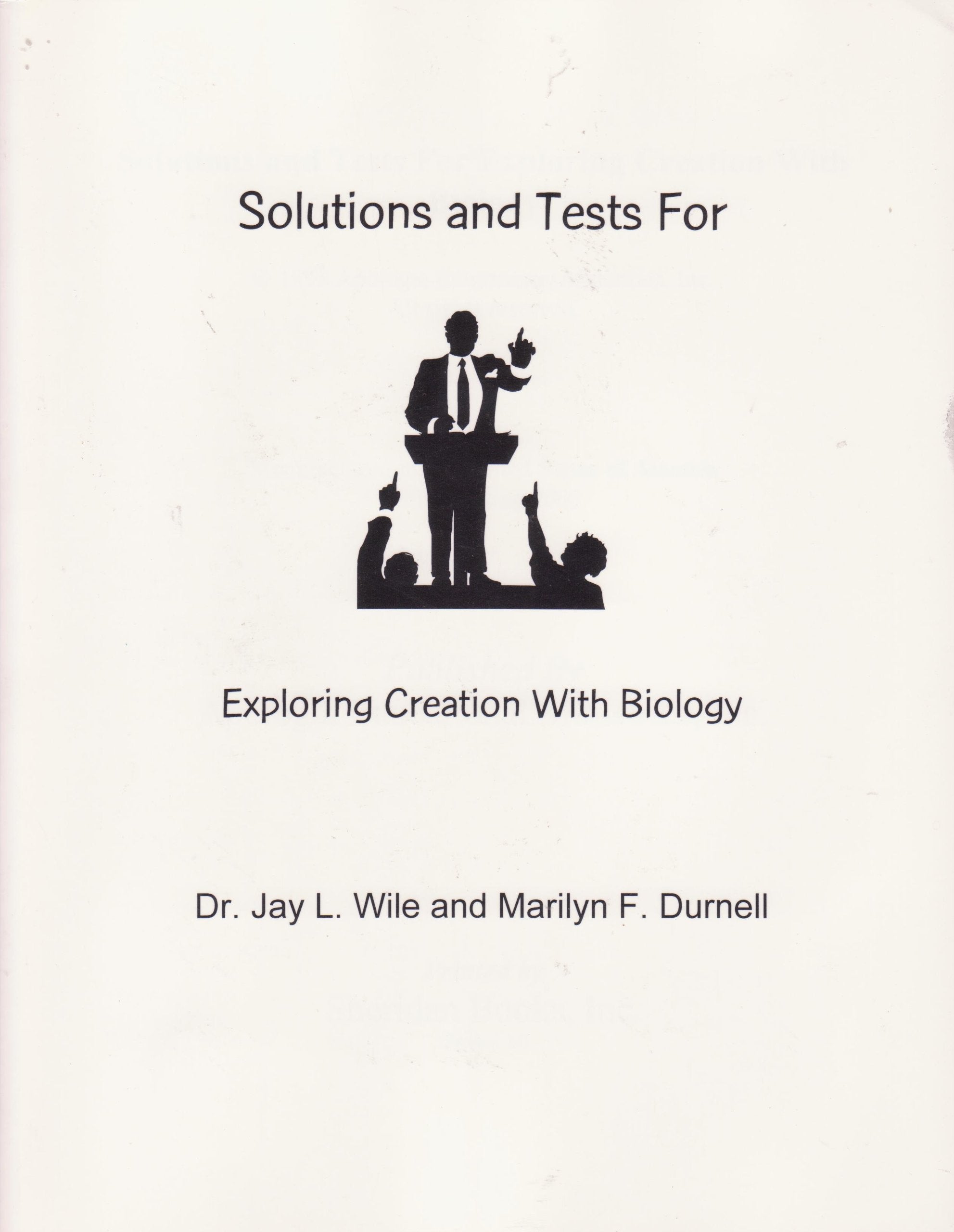 Solutions and Tests For Exploring Creation With Biology,Used