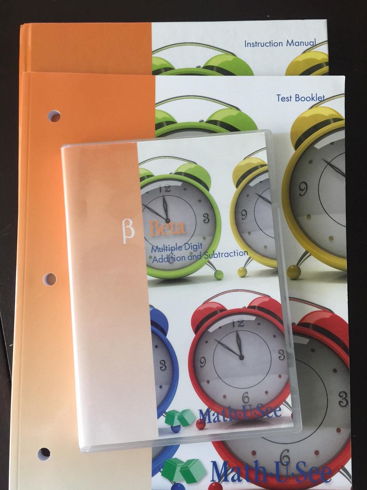 MathUSee Beta Instruction Pack,New