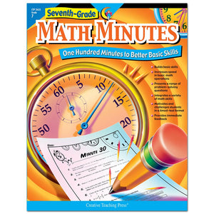 SeventhGrade Math Minutes: One Hundred Minutes to Better Basic Skills,Used