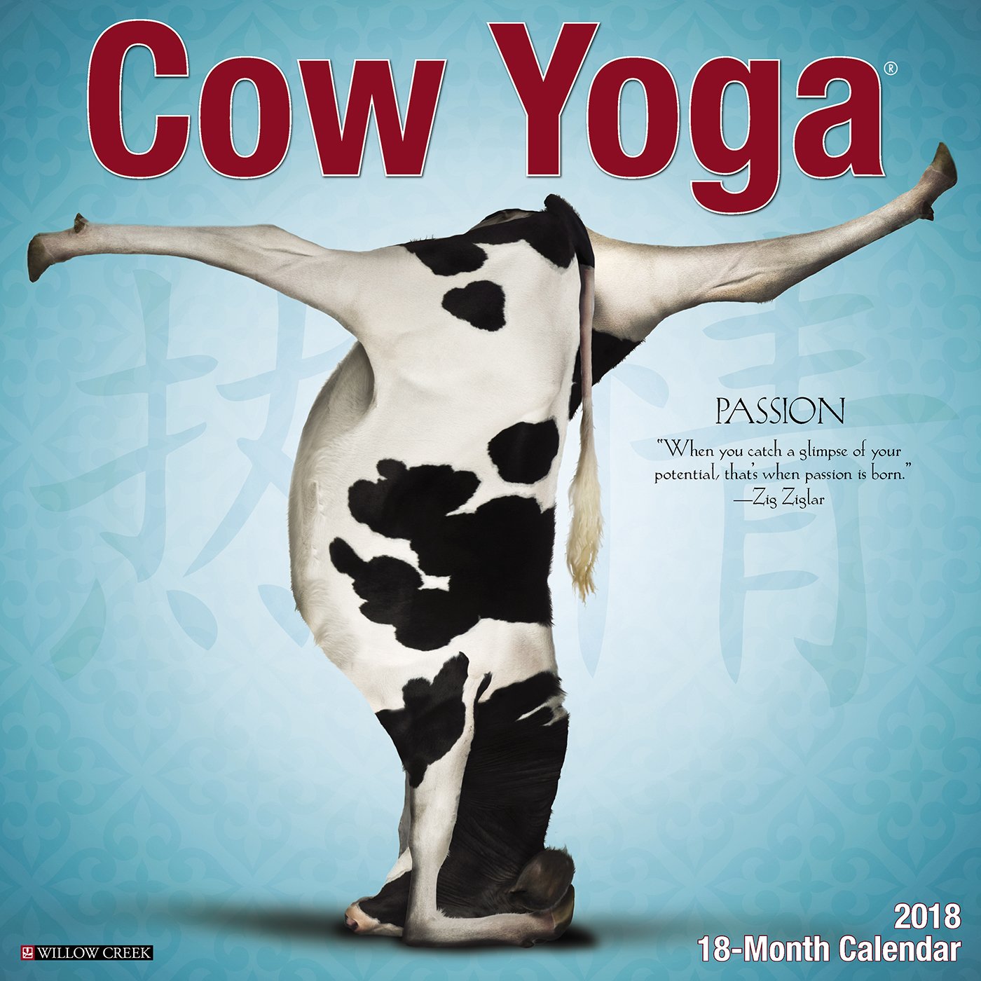 Cow Yoga 2018 Calendar,Used