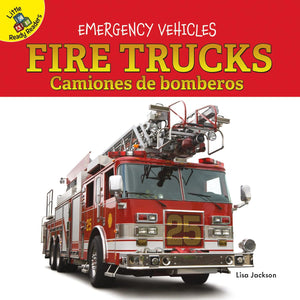Rourke Educational Media Emergency Vehicles Fire Trucks, Ages 0  1 (English and Spanish Edition),Used
