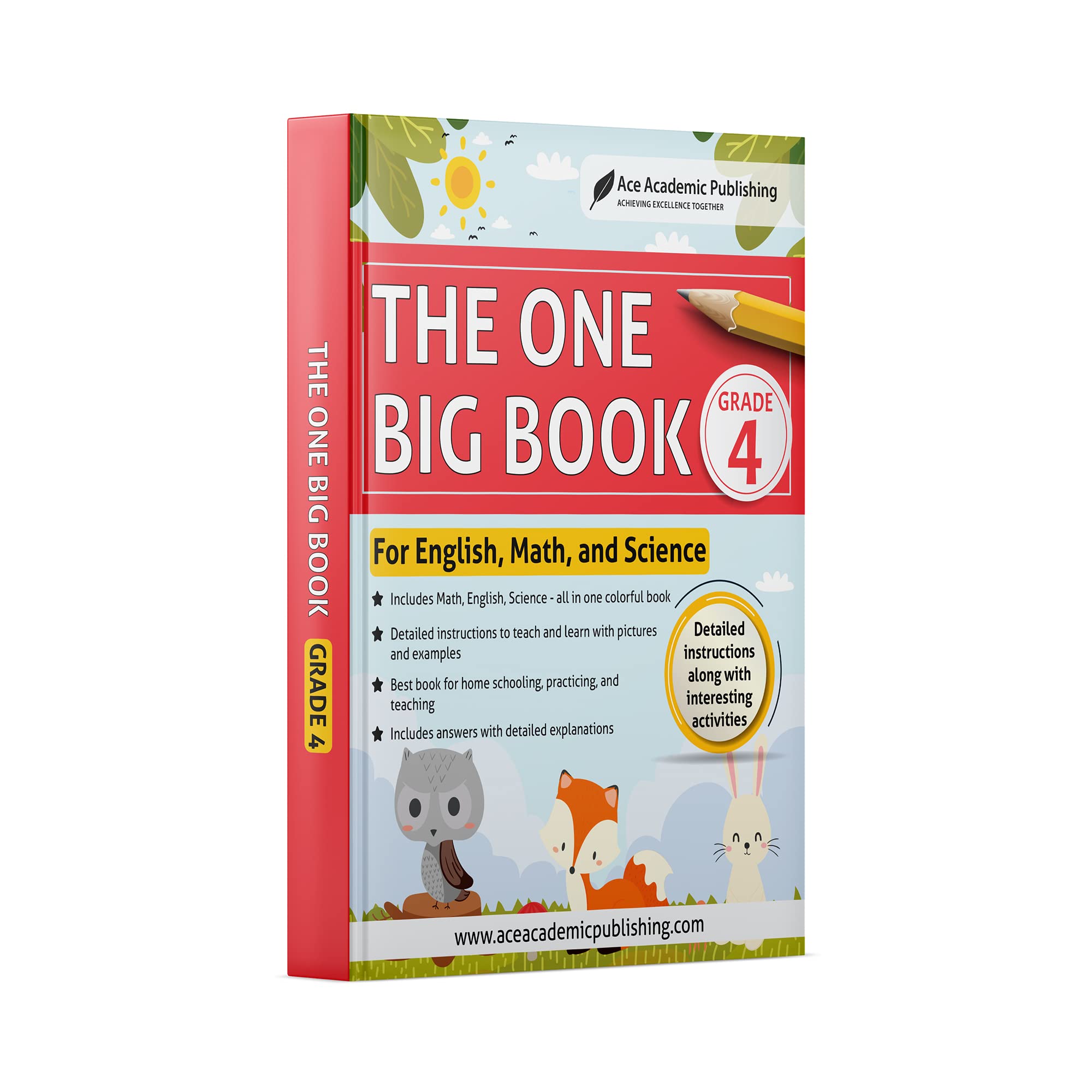 The One Big Book  Grade 4: For English, Math and Science,Used
