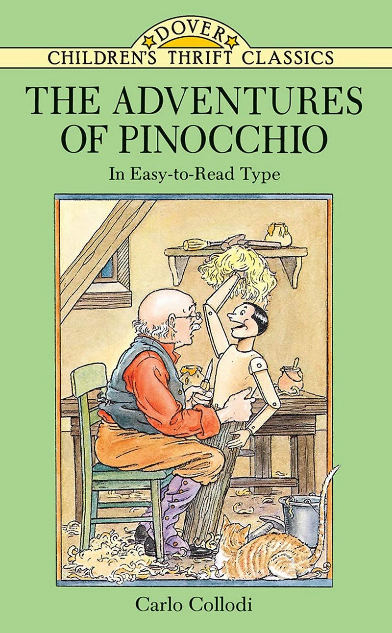 The Adventures Of Pinocchio (Dover Children'S Thrift Classics)-used
