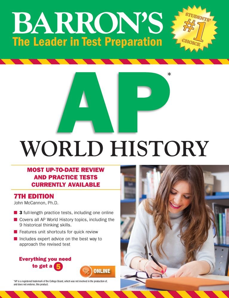 Barron's AP World History,Used