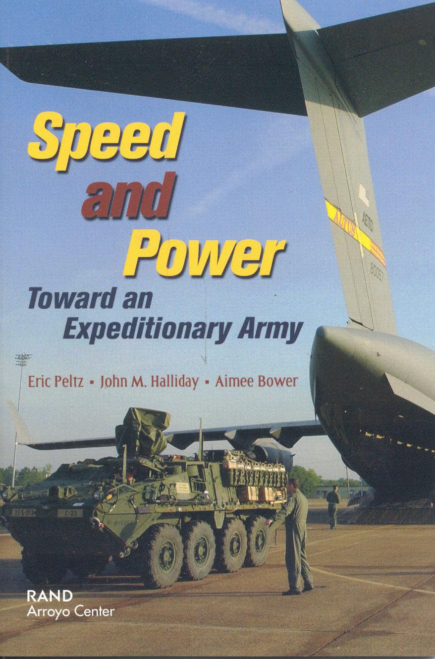 Speed And Power: Toward An Expeditionary Army,Used