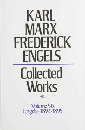 Karl Marx, Frederick Engels: Collected Works: Engels 189295 (50),Used