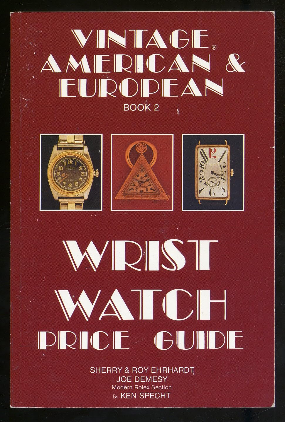 Vintage American and European Wrist Watch Price Guide/Book 2,Used