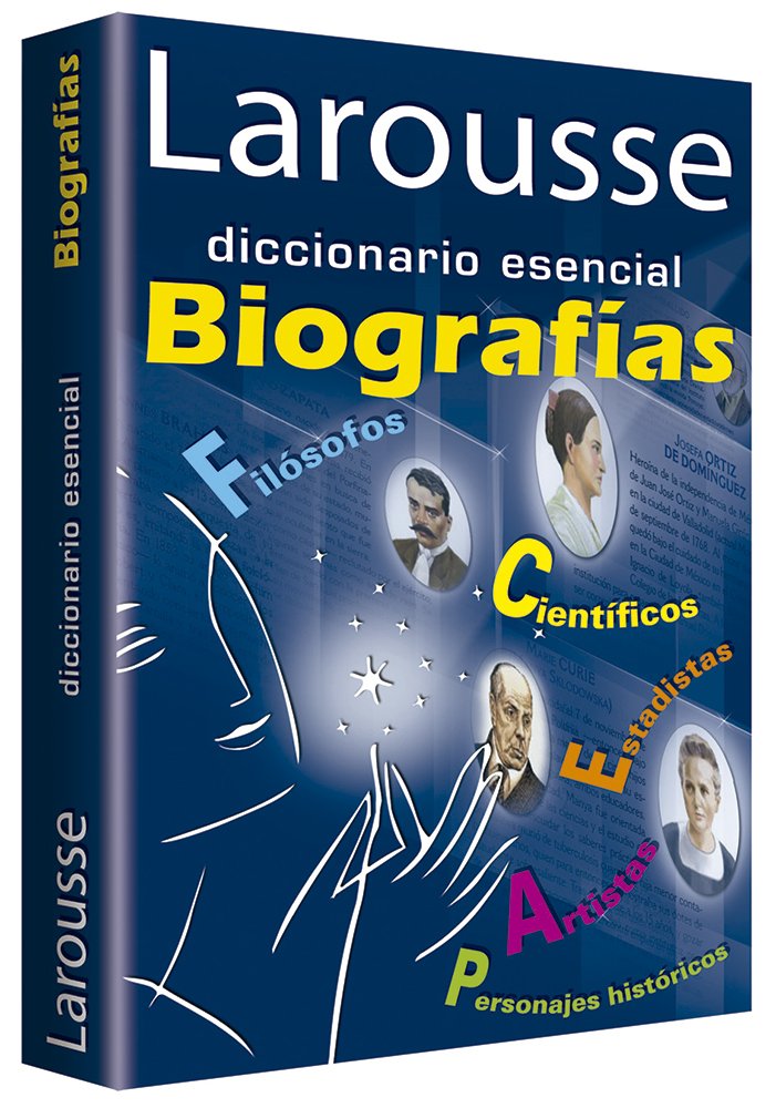 Larousse diccionario esencial Biografias (Spanish Edition),Used