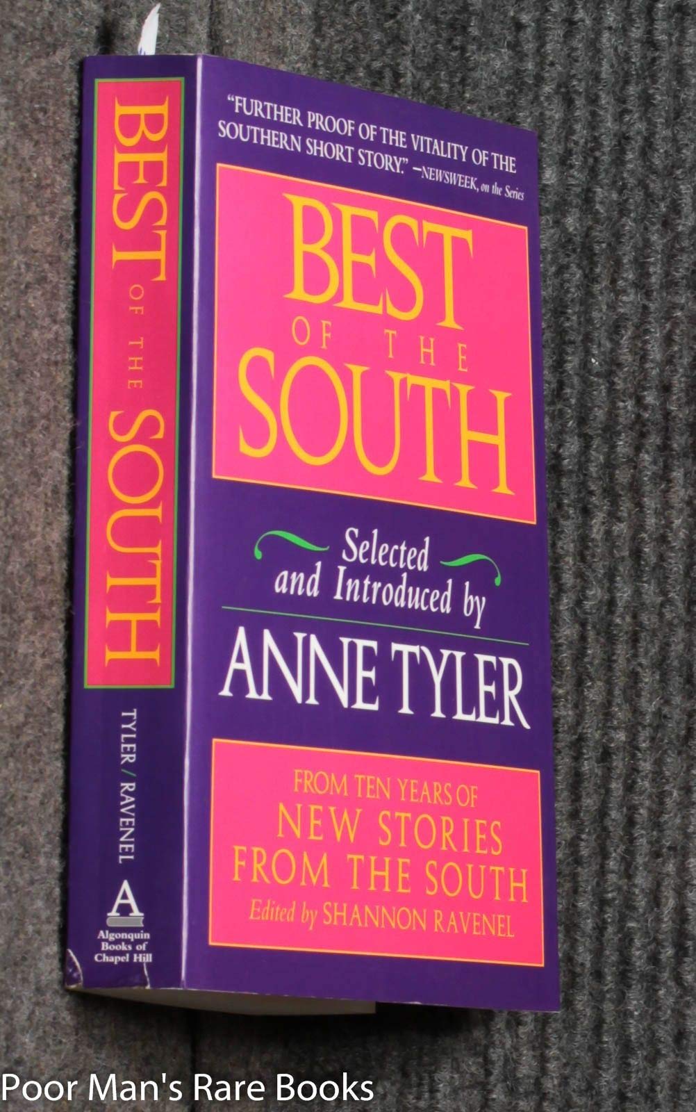Best of the South: From Ten Years of New Stories from the South,Used