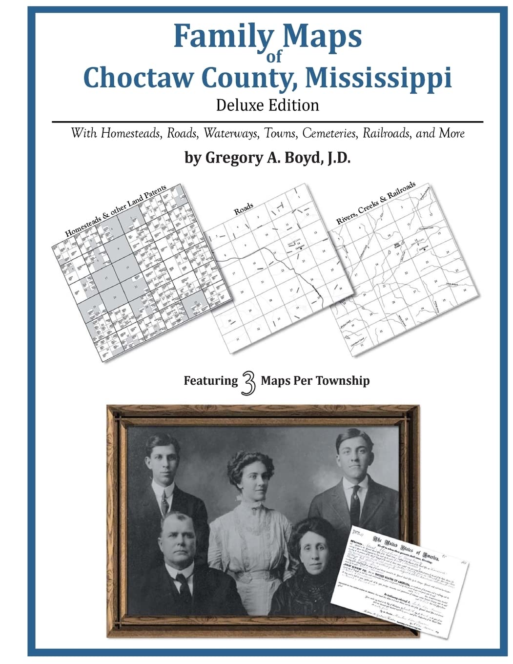 Family Maps of Choctaw County, Mississippi,Used