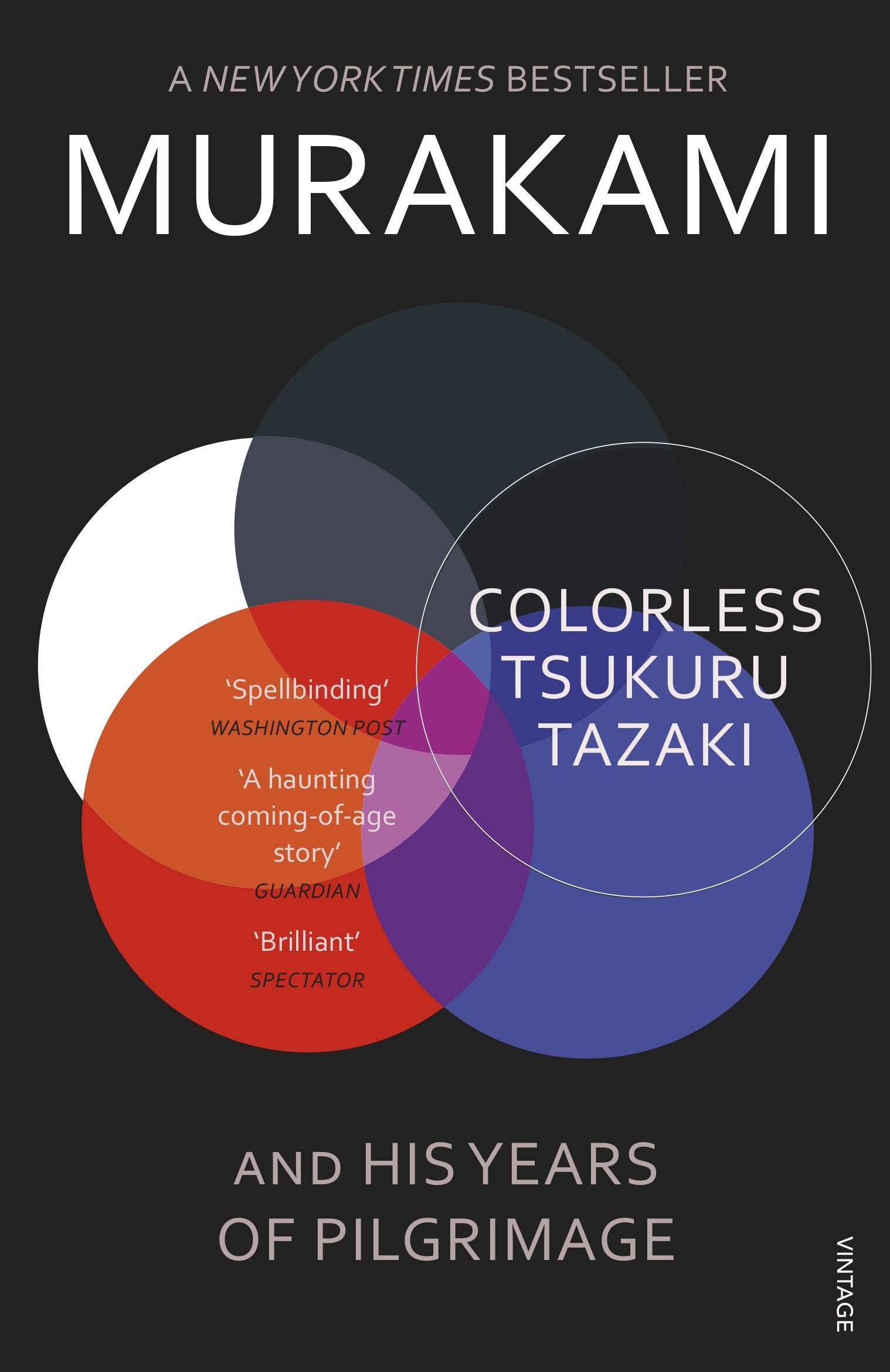Colorless Tsukuru Tazaki and His Years of Pilgrimage,Used