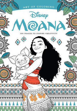 Art Of Coloring: Moana: 100 Images To Inspire Creativity,Used