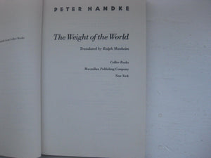 The Weight Of The World (English And German Edition),Used