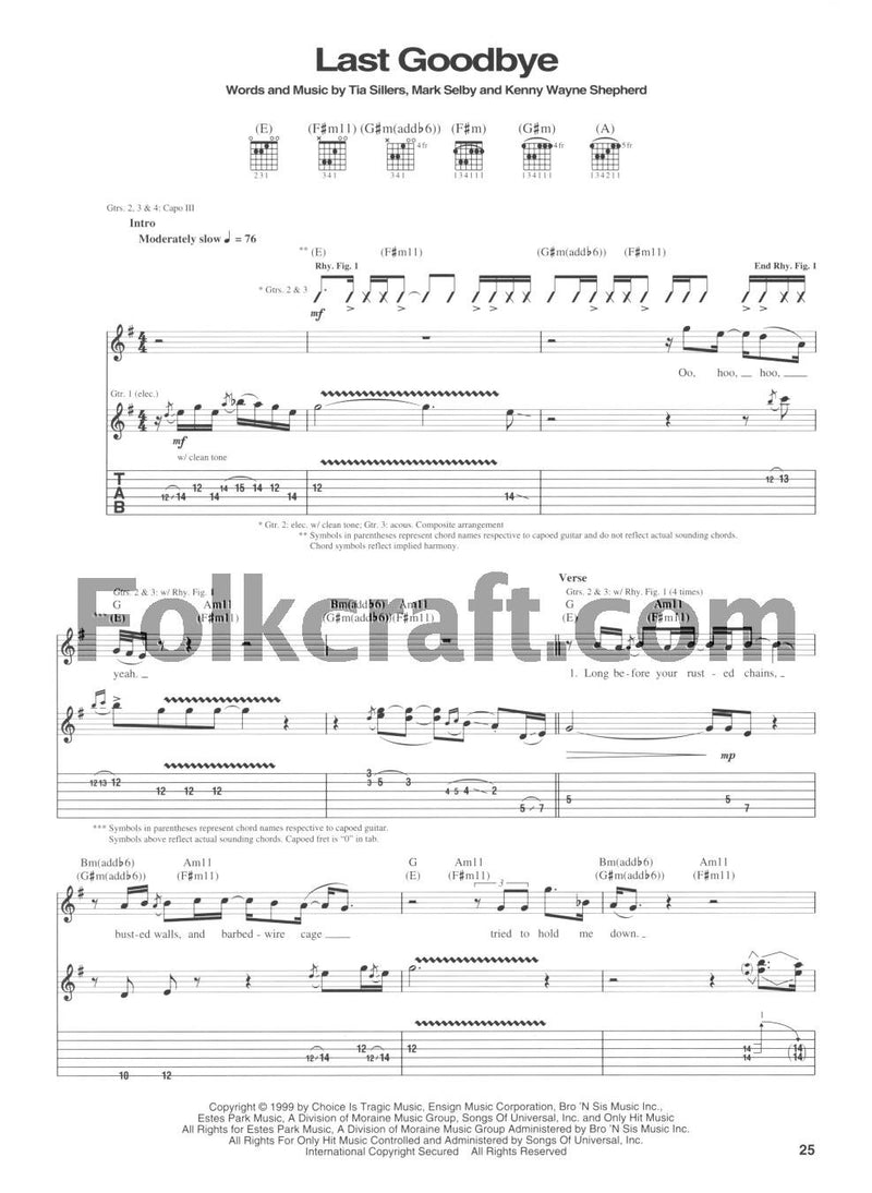 Guitar Tab 20002001,Used